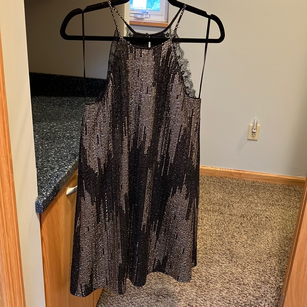 Collective Concepts Mini Shimmer Dress